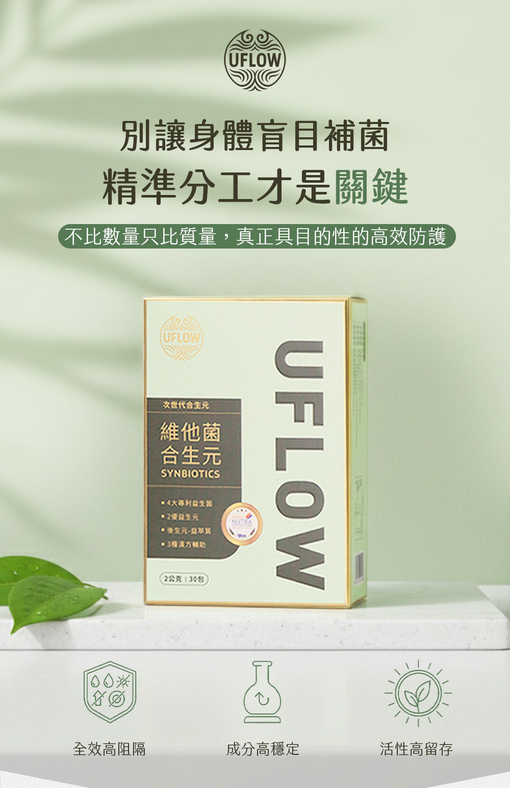 UFLOW [1111折扣開跑!!! ]益生菌買三贈二--維他菌合生元｜工作區域 1 01 - 說明圖 1
