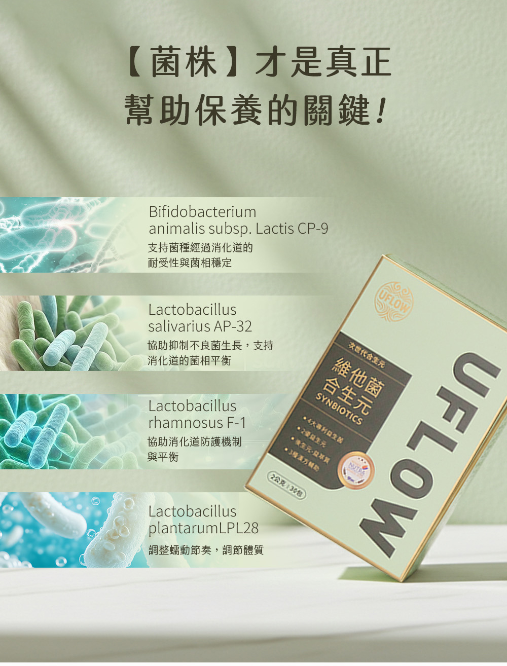 UFLOW [1111折扣開跑!!! ]益生菌買三贈二--維他菌合生元｜工作區域 1 03 - 說明圖 3